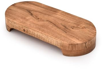 Indus Lifespace Pedestals Stand Acacia Wood Wooden Pedestal Stand for Plant Pot Indoor Home Centerpiece Décor (9 x 4 x 1.5)