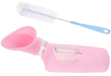 KOMBIUDA Tragbares Urinal Für Männer Und Frauen Urinflasche Aus Hochwertigem PVC Und Baumwolle Kleines Und Leichtes Design Für Reisen Camping Und Lange Autofahrten Einfach Zu Reinigen