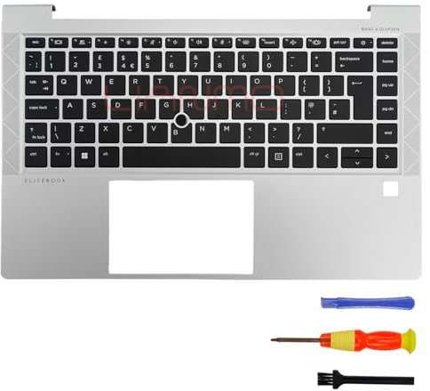 Palmrest Backlit With Point Keyboard for HP EliteBook 840 G7 840 G8 845 G7 845 G8 745 G7 745 G8 (UK English)