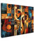 MuchoWow© Impression sur Toile Peinture 70x50 cm Tableau Mural Decoration Salon Reproductions de Tableaux Murale Moderne Figures - Abstrait - Symboles