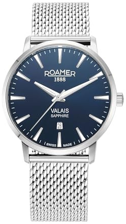 ROAMER Herren Analog Uhr mit Leder Armband 988833 41 45 05