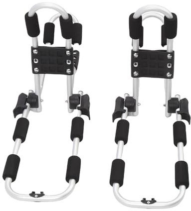 Ejoyous Kayak -Dachträger, Doppel -J Bar Design, Universelle Passform, Faltbar und Verstellbar für SUV, Auto und LKW mit Komplettem Zubehör