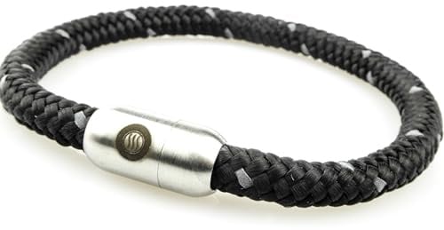 fish and ships Armband in schwarz aus Segeltau (20)