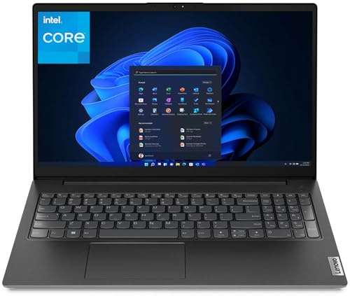 Lenovo 15.6 FHD Laptop Computer for Business Home Student, Intel Dual Core Processor, 32GB DDR4 RAM, 1TB PCIe SSD, WiFi 6, Bluetooth 5.2, HDMI, Type-C, Black, Windows 11 Pro