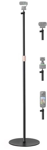AYIZON 160cm Webcam-Floor-Stand Holder compatible with insta360 Link-2/Link 2C/Link PTZ 4K Webcams and X4 X3 X2 Action Cameras