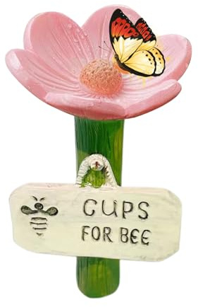 Bienenbewässerungsbecher – Blumenförmiger Bienenbewässerer | Insekten-Wasserspender Für Den Außenbereich, Garten, Bienenstock, Grasland, Blumentopf, Zubehör, Terrasse, Weg, Rasen, Bauernhof