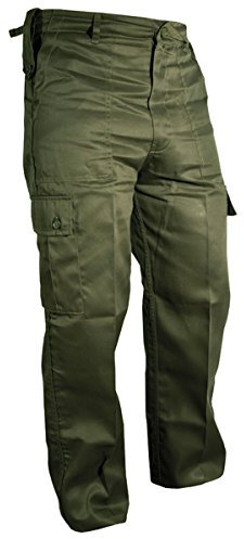Kombat UK Men's Combat Trousers, Green (Olive Green), 32