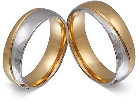 Juwelier Schönschmied - Unisex Partnerringe Eheringe Freundschaftsringe Hochzeitsringe Femar Edelstahl 62-70 168HHac - Kostenlose Wunschgravur mit AMAZON KONFIGURATOR online gestalten!