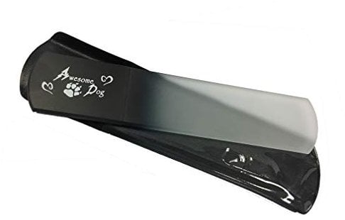 Awesome Dog Crystal Glass Dog Nail File Large