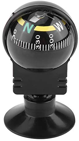 Auto Kugel Dash Mount Kompass für Auto, Verstellbarer Dash Mount Kompass Navigation Wanderrichtung Wegweiser Ball Auto LKW im Freien