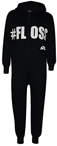 A2Z 4 Kids Girls Boys Floss Cotton One Piece Onesie Comfortable Loungewear Pyjamas Sleepsuit Age 5 6 7 8 9 10 11 12 13 Years