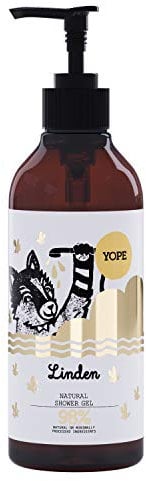 Yope Natural Shower Gel | Natural Linden Flower Extract | Skin Regeneration | Skin Nourishing | Moisturising | For Sensitive Skin | 98% Natural Ingredients | (Linden)
