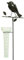 zeitzone Gartenstecker Regenmesser Vogel Zweig Gartenstab Metall Grau Grün Vintage 102cm