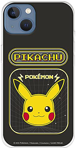 Offizielle Schutzhülle für iPhone 13, Pokemon Pikachu Videospiel – Pokémon Wählen Sie das Design, das Ihnen am besten gefällt für Ihr iPhone 13