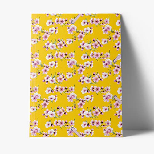 Sammelmappe de Luxe Blüten gelb