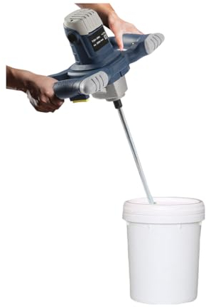 1400W Rührwerk Mörtelrührer Farbmörtelrührer Betonrührer 6-Gang-Metallgetriebe Farb-Mörtelrührer Rührgerät Mörtel Für Industrie und Haushalt