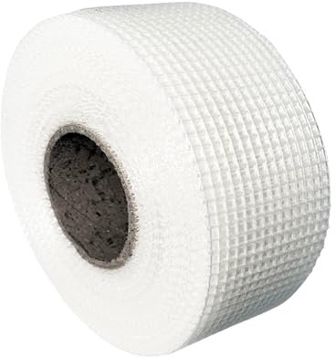 SopimusZ Bande adhésive en fibre de verre pour joints, joints en fibre de verre 50 mm x 100 m