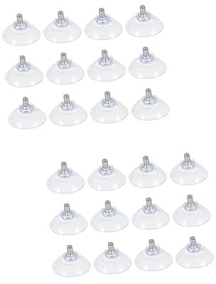 Cabilock 2sätze Starkes Teiliges Transparenter Schraub-saugnäpfe rutschfeste Halterung Für Glasoberflächen Für Zuhause Büro Und Mehr Installieren Hohe Tragfähigkeit Kratzfrei