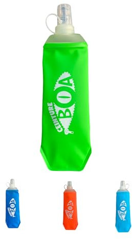 Ceinture BOA Gourde Flasque souple pliable 500 ml (vert)