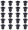 Kotflügel Spreizmutter Befestigung Clip Radlauf Einsteckmutter Radkasten Klips Radhausschale für Multivan T5 Pa-ssat B8 B7 Pa-ssat B6 3C Pa-ssat B5 B5.5 Golf 6 Golf 5 Golf 7 VII Lupo New Beetle Je-tta