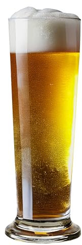 GIESSLE® Pilsstangen, mit Standfuß, spülmaschinenfest, Biergläser, Pilsglas, Bierglas, Pilsgläser 6er Set
