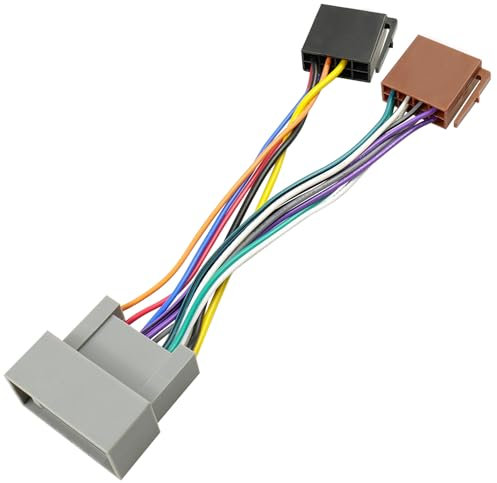 Jayubien Stereo Wiring Harness for Honda Radio Connector Compatible with Honda Accord CRV Civic Odyssey Ridgeline Acura 24Pin Car Radio Wire Harness Adapter