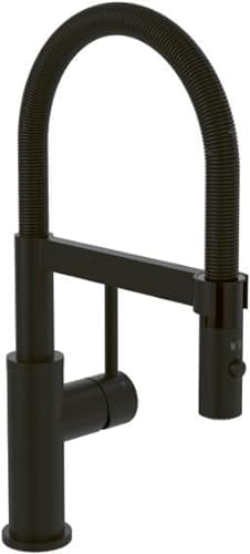 Villeroy & Boch Steel Expert Compact Window Küchenarmatur, Hochdruck, Wasserhahn Küche mit Vorfenstermontage, Spültischarmatur wassersparend, Auslauf Höhe 147mm, Matt Black