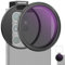 NEEWER 67mm Clip On Variable ND2-ND32 Handy Objektiv Filter Set, Telefon Clip mit Gewinde Adapterring/Cold Shoe/Verriegelungsknopf, HD ND Filter für iPhone 15 Pro Max 14 13 Galaxy S22 S23 S24 Ultra