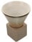 GREENADSCAPE 1set Funnel Shaped Ceramic Coffee Mug Retro Japanese Style Tea Cup for Home Office and Cafes for Espresso Cappuccino and Drinks and Stable Design
