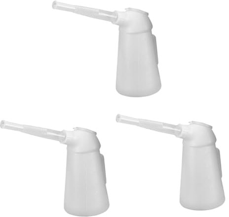 Mobestech 2pcs Manual Car Oil Pump Capacity Automotive Oiler Can Vehicle Oil Mister Bottle