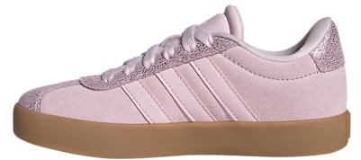 adidas VL Court 3.0 Shoes Kids Chaussures Mixte Enfant, Clear Pink Clear Pink Gum10, 33.5 EU
