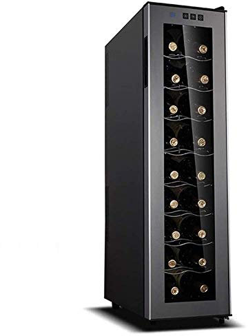 XNYXLPP Electric Wine Cooler, Cooler Glass Door with Temperature Display, Silent Operations Refrigerator Storage Cabinet