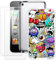 OAGELIM Schutzhülle für iPod Touch 4 (3,5 Zoll), 2 Displayschutzfolien aus gehärtetem Glas, stoßfest, weiches Silikon, TPU, für iPod Touch 4 (3,5 Zoll)
