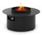 Planika Dot Table Basse 2 en 1 avec Foyer à gaz – Table Basse pour Balcon et terrasse, cheminée extérieure, Table d'appoint, Chauffage extérieur, terrasse et Balcon – Dessus Durable, Housse Incluse