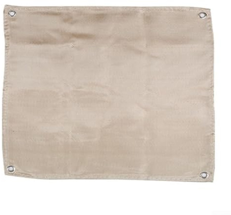 Feuerbeständiges Heizkissen für Grill, mit feuerfestem Glasfasermaterial, Schutzmatte für Deck, Terrasse, Gras, Holz, Outdoor-Anwendungen (100 x 80 cm)