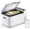 ICECO GO20 12V Dual Zone Refrigerator, 12V Car Refrigerator with Secop Compressor, Separate Control, DC & AC, -0℃ - 10℃, Portable Outdoor Freezer,
