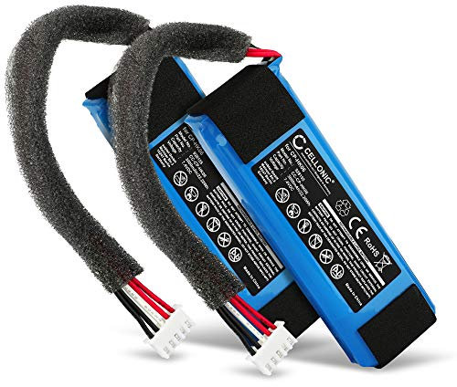 CELLONIC, Speaker battery compatible with Harman Kardon Go Play, Go Play Mini, Go Plus Play (3000mAh, 7.4V) 2x Ersatzakku CP-HK06, GSP102910201