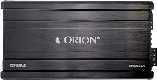 Orion CBT35004 4-Channel Amplifier, 3500 Watts, Class A/B, 2 Ohm Stable, MOSFET, Thermal Protection, Low/High Level Inputs, Surface Mount, For Car Audio Speakers & Subwoofer