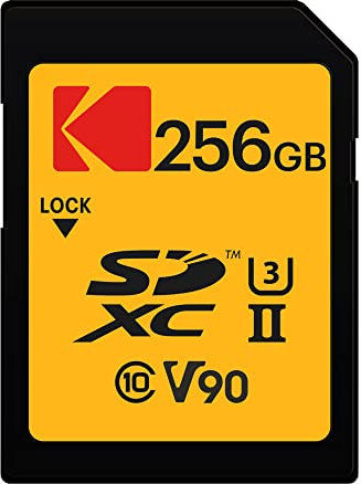 Kodak SD 256GB UHS-II U3 V90 Ultra Pro