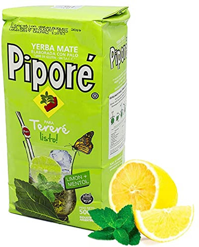 Yerba Mate Tee Pipore Limon Minze 0.5 kg aus Argentinien | Detox und Energie Getränk