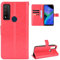 BellaCase TCL 20R 5G Coque [Étui Portefeuille] [Fonction Support] [Slots pour Cartes] [Couverture à Rabat Magnétique] Compatible avec Le Smartphone TCL 20R 5G(Rouge)