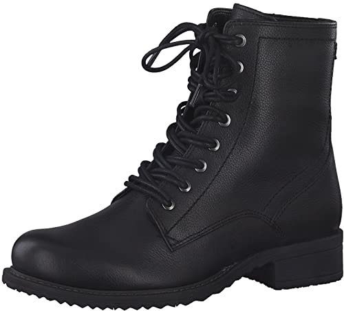 Tamaris Damen Ankle Boots, Frauen Stiefeletten,TOUCHit-Fußbett,Booties,halbstiefel,Kurzstiefel,uebergangsschuhe,Black,38 EU