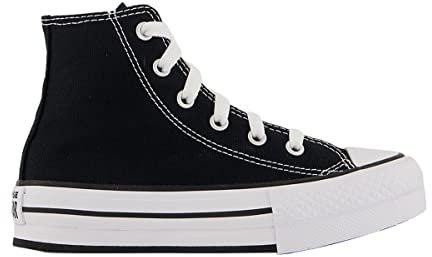 Converse Chuck Taylor All Star EVA Lift Canvas Platform, Sneaker, Black/White/Black, 28.5 EU
