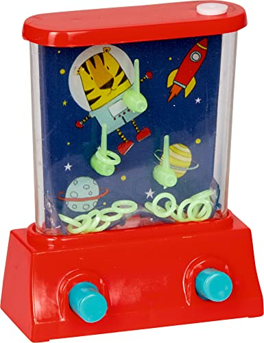 Wasserspiel Space, rot oder blau, Geduld- und Reisespiel, Bunte Geschenke, Wassergame, Flipper