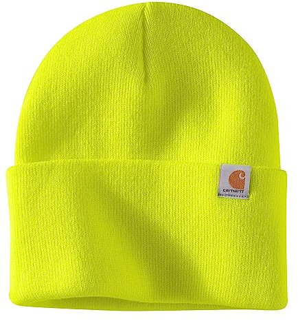 104597 Carhartt Bonnet tricoté à revers pour homme, Taille unique