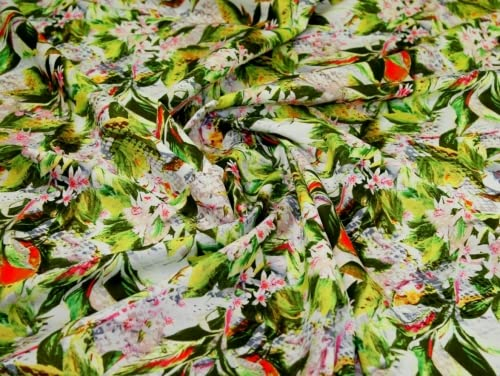 Polyester-Stoff, Digitaldruck, mehrfarbig, Meterware