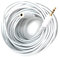 DRUT 10m 3.5mm to 3.5mm Stereo Audio Extension Cable Lead Male to Female Gold Connectors 33ft White