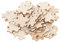 TOYANDONA 100 Stück DIY-baustein-Puzzle Unfertiges Holzpuzzle Machen Sie Ihr Puzzle Puzzle-Formen Holzstücke Basteln Puzzle Zum Selber Gestalten Machen Eigenes Puzzle Kind Hölzern Malen