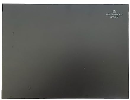 BERGEON 6808-N schwarz-Mattes Uhrmacher-Tischgerät, hartes, rutschfestes Werkzeug