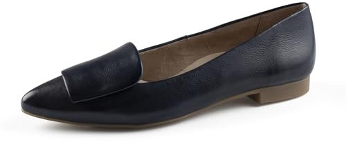 Paul Green Damen, Frauen Klassische Ballerinas,klassisch elegant,Ballerinen,Halbschuhe,Sommerschuhe,Slipper,Ballerina-Schuhe,Blau (JA),40.5 EU / 7 UK